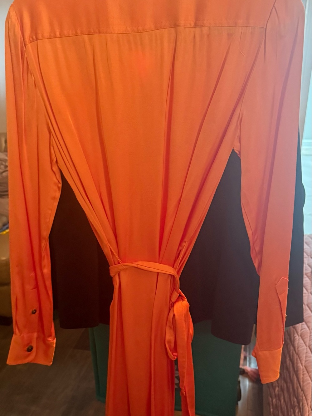 Lauren Ralph Lauren Orange Shirt Dress in great condition! - Picture 2 of 5